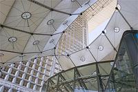 Beneath the "Grande Arche de la Defense"